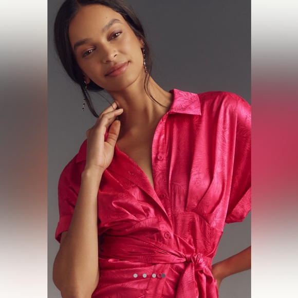 NWT Le Superbe Mini Miko Dress Size 6 Pink - Picture 3 of 5